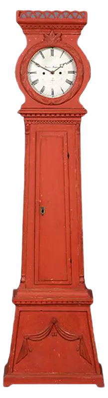 Antique Grandfather Clock from Bornholm, 1870s