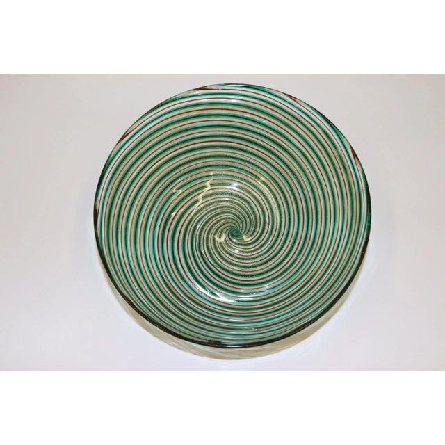 Late 20th Century Mid-Century Modern Murano Large Glass Bowl For Sale - Image 5 of 6