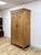 Rustic European Antique European Pine Wardrobe Two Door Armoire Turned Feet, Natural Wood For Sale - Image 3 of 17