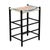Vintage 1940s Primitive Wooden Stool W/ Black Painted Frame & Premier Egg Mash Feed Sack Seat - 25.5" Tall For Sale - Image 9 of 17