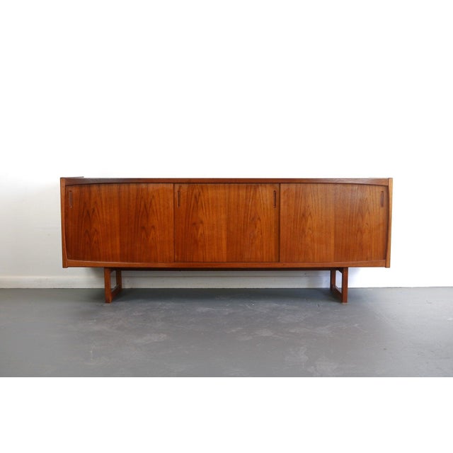 Mid-Century Modern Mid-Century Modern Teak Danish Sled Base Sideboard/Credenza For Sale - Image 3 of 7