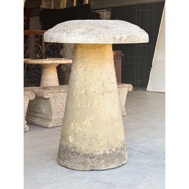 Large English Steddle or Staddle Stone for the Garden For Sale - Image 4 of 11