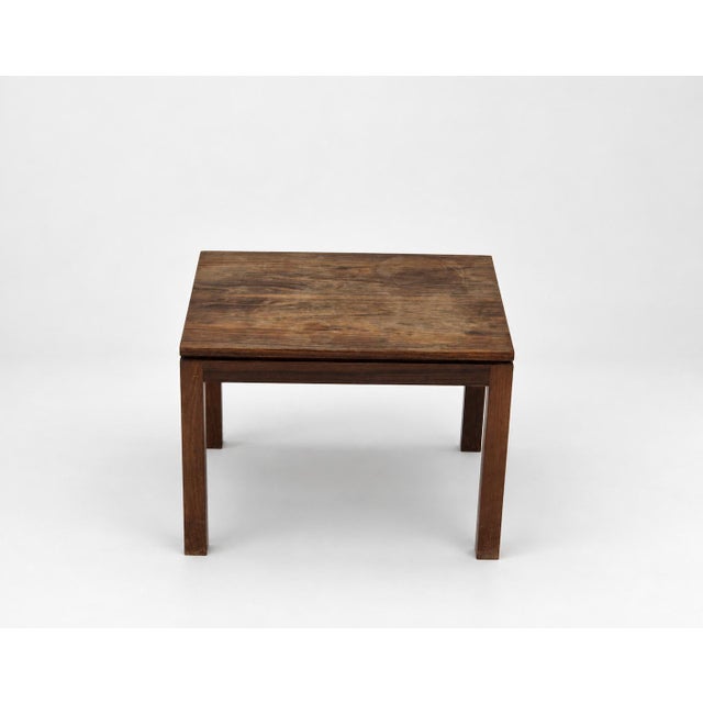 A pair of solid side tables in Santos rosewood, Denmark, 1960s-70s.