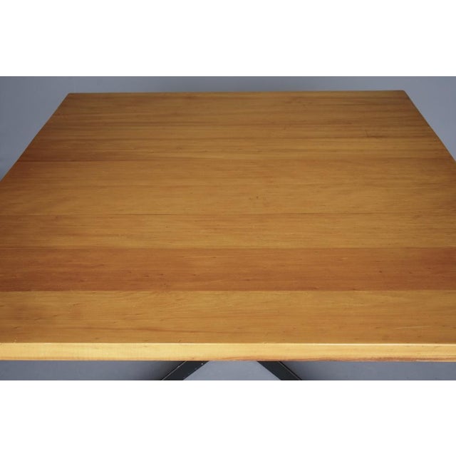 Brutalist Dining Table with Cherry Top by Wim den Boon, 1961 For Sale - Image 11 of 18