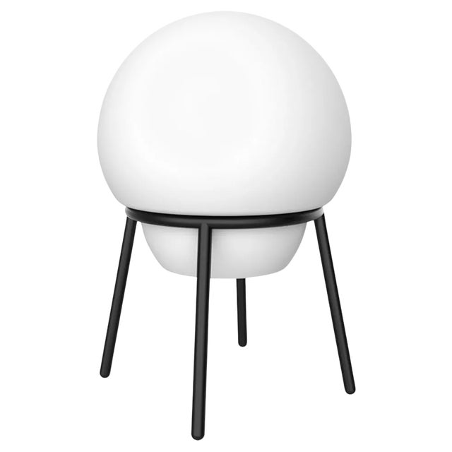 Lace Black 50 Low Lamp by Mowee For Sale