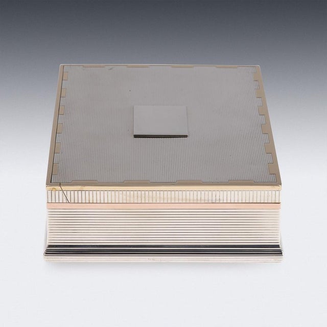 20th Century English Two-Tone Gold Cigar Box from Asprey & Co, London, 1937 For Sale - Image 6 of 18