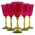 Vintage Wine Glasses from Crystalex, Czech Republic, 1990s, Set of 6 For Sale - Image 11 of 11
