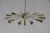 Rare Mid-Century big Sputnik style chandelier. Made in Czechoslovakia in 1960s. Cleaned, polished, rewired: 13x40W,...