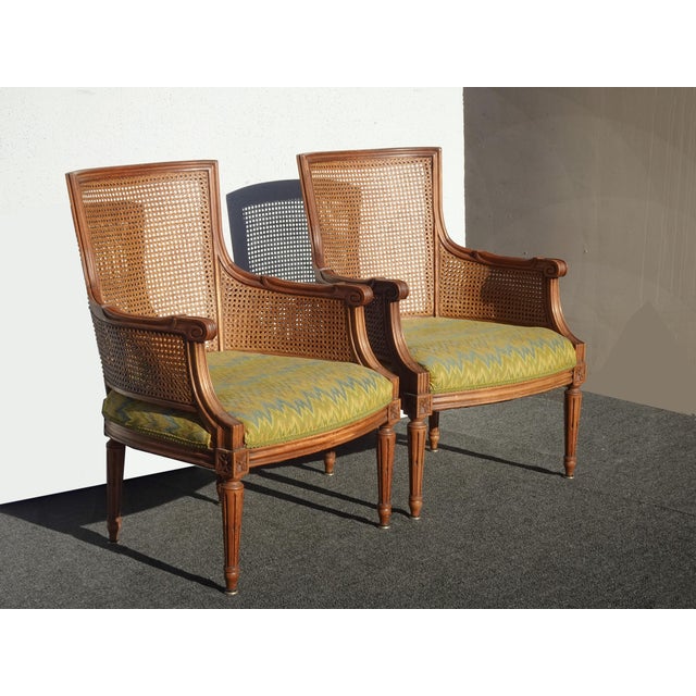 Gorgeous Chairs in Good Vintage Condition. Solid and Firm. Wear is usual for their age. Please study the photos and ask...