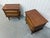 Mid-Century Modern United Walnut Nightstands - Set of 2 For Sale In Philadelphia - Image 6 of 9