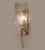 1970s 1970s Clear Murano Glass Mid Century Modern Sconces - A Pair For Sale - Image 5 of 12