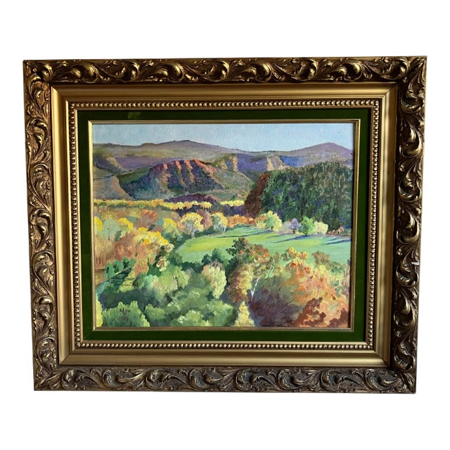 Southwest Sedona Arizona Landscape Painting, Edith P. May, San Francisco Women's Artist Association, Framed For Sale