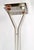 Silver Minimalism Sillux Aluminum Murano Blown Circle Art Glass Floor Lamp For Sale - Image 8 of 18