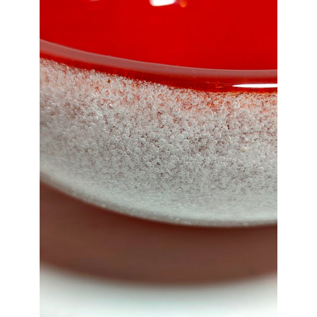 Glass Bowl. Italy, 1970s, in Flawless conditions. Designed 1970 to 1979
