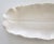 White Large Ceramic Banana Leaf Serving Platter Lotus White by Metlox Usa For Sale - Image 8 of 15