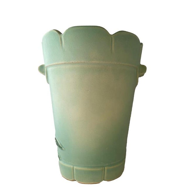 Early 20th Century Early 20th Century Weller Scenic Line Vase For Sale - Image 5 of 10