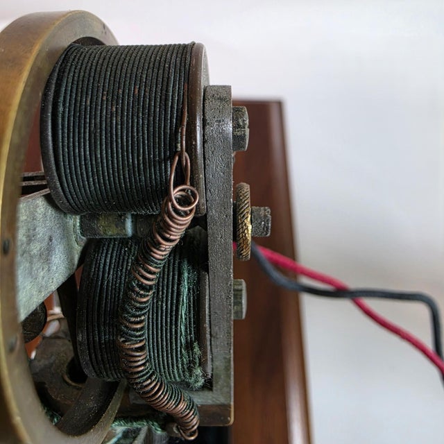Wood Museum-Grade 1876 Thomas Edison Electric Pen | the Exact European Variant Featured on American Pickers For Sale - Image 7 of 15