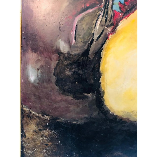 1957 Modern Colorful Painting in the Manner of Henrietta Berk For Sale In Philadelphia - Image 6 of 12