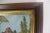 Early 20th Century Needlepoint in Antique Wood Frame Cottagecore Country Style Embroidered Picture For Sale - Image 4 of 10
