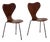 Danish Chairs in Teak and Iron, 1960s, Set of 2 For Sale