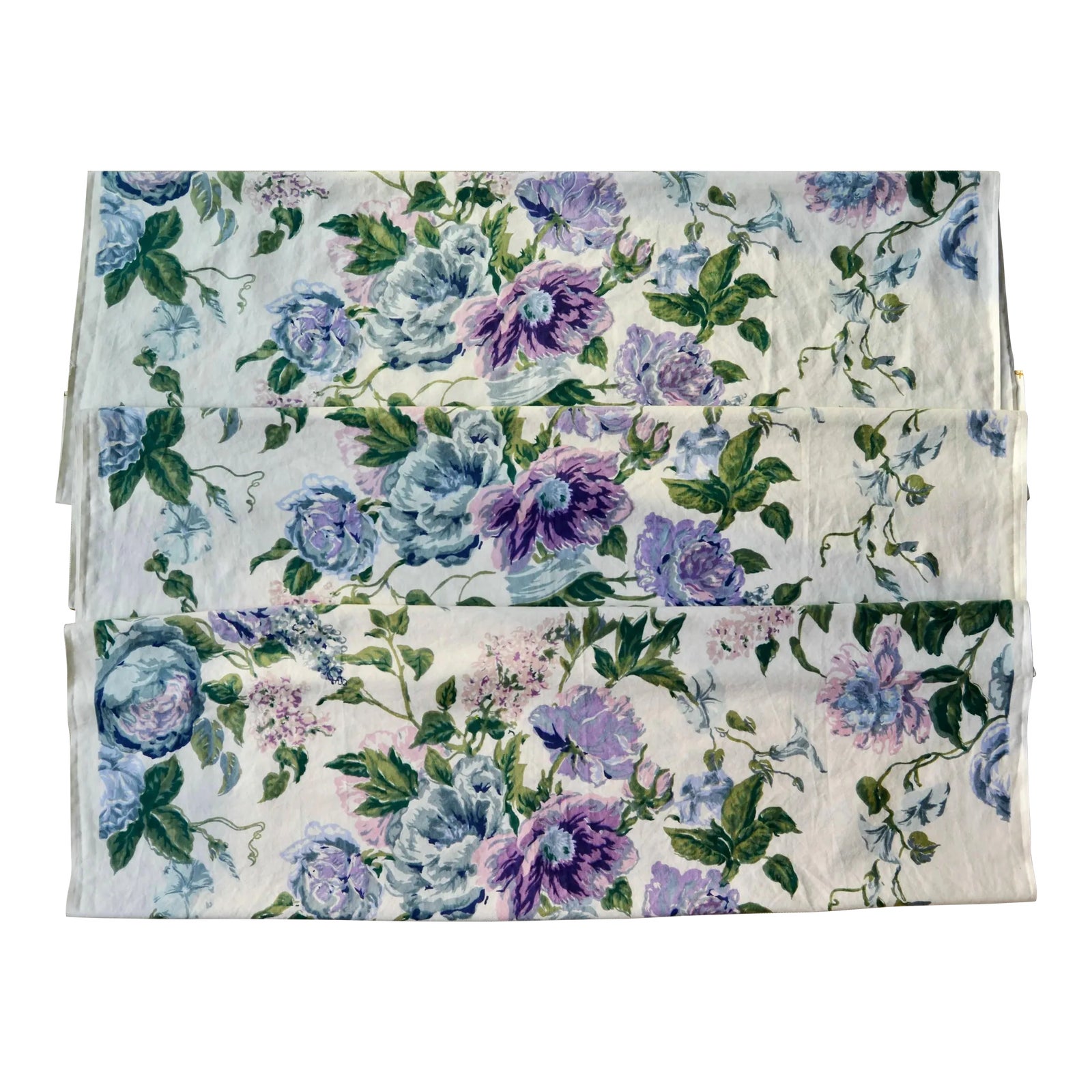 twentieth century fabrics テキスタイル Mid-Century s.m. Hexter Floral Fabric Samples - Set of 3