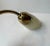 Scandinavian Modern Brass and Striped Glass Wall Sconce, 1950s For Sale - Image 4 of 7