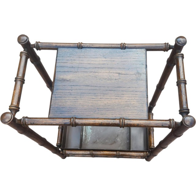 Chinoiserie Vintage Faux Bamboo Chinoiserie Cane & Umbrella Hall Stand For Sale - Image 3 of 8
