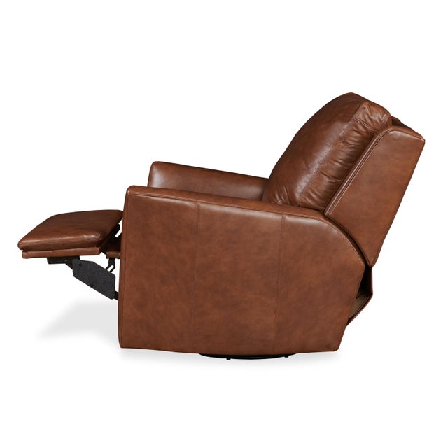 Century Furniture Aubry Swivel Glider Electric Recliner For Sale In Charlotte - Image 6 of 9