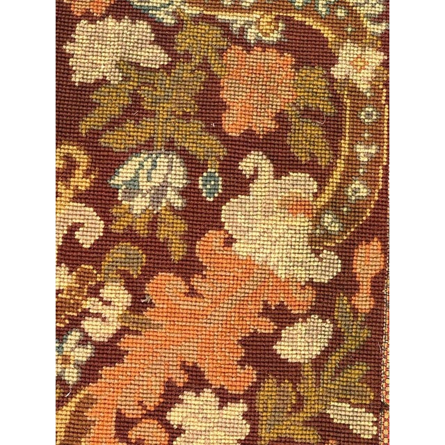 Antique French Needlepoint Panel or Border Tapestry, 1890s For Sale - Image 13 of 18