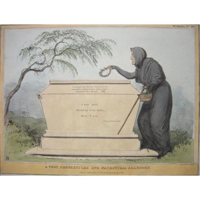 A very Prophetical and Pathetical Allegory - Lithograph by J. Doyle - 1831 1831 For Sale