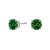 Embrace timeless elegance with these exquisite 14K white gold solitaire stud earrings, each featuring a 1/2 carat lab-...