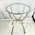 This is a wonderful Aluminum Base tall barstool-height Dining Table for four. It features a silver colored metal base with...