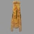 Yellow Antique Art Nouveau Austrian Teplitz Style Pottery Floor Vase 4 Footed 22” For Sale - Image 8 of 12