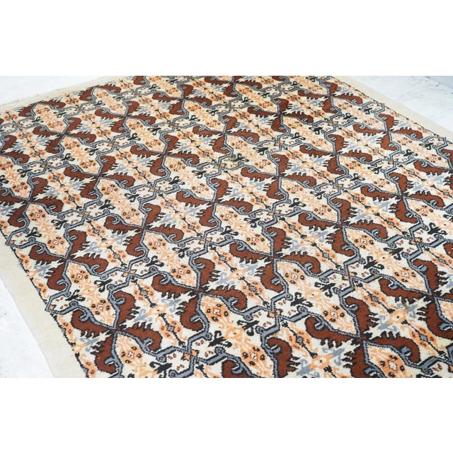 Vintage Moroccan Rug 6'4'' x 10 For Sale In New York - Image 6 of 9