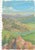 This gouache study depicts a vibrant landscape featuring a prominent pink boulder in the foreground, set against a...