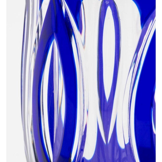 Glass Joseph Simon for Val St. Lambert "Ulysses" Vase For Sale - Image 7 of 9