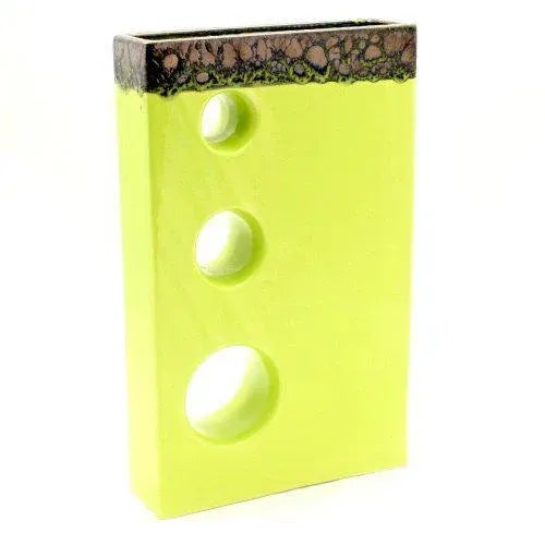 An Italian studio ceramic “Pistachio” glassed Modernist Mid century.