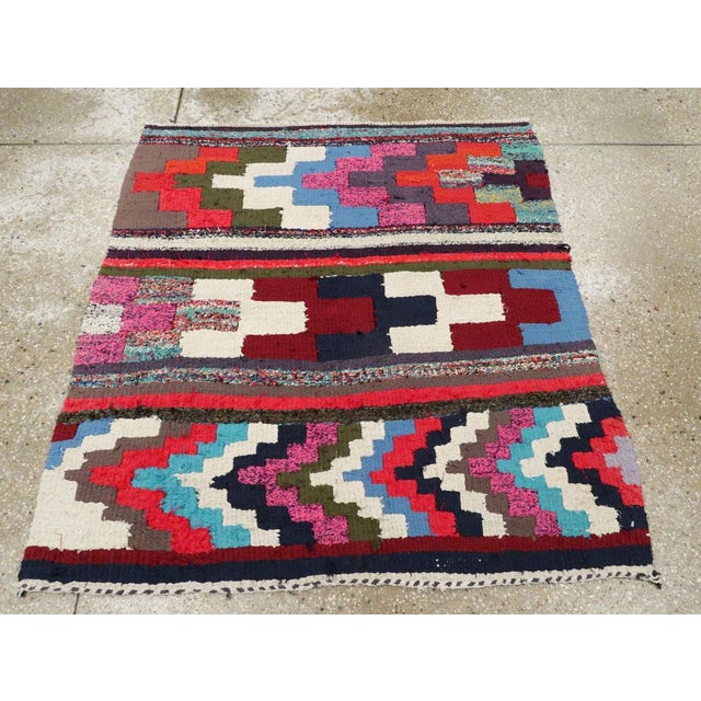 Galerie Shabab Collection Mid-20th Century Persian Flatweave Kilim Rug For Sale - Image 4 of 10