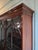 Brown Georgian Mahogany Astragal Glazed Secretaire Bookcase on Swept Bracket Feet For Sale - Image 8 of 18