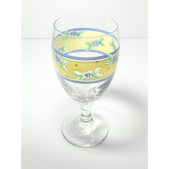 Pfaltzgraff “Summer Breeze” Set of 7 Iced Tea or All Purpose Glasses For Sale - Image 4 of 4