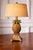 Late 20th Century Petite Tropical Palm Tree & Pineapple Table Lamps With Raffia Drum Shades – Palm Beach Coastal Regency Style, 16” H For Sale - Image 9 of 10