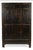 Red Mid 19th Century Set of 4-Piece Antique Chinese Red Lacquer and Gilt-Painted Cabinets For Sale - Image 8 of 12