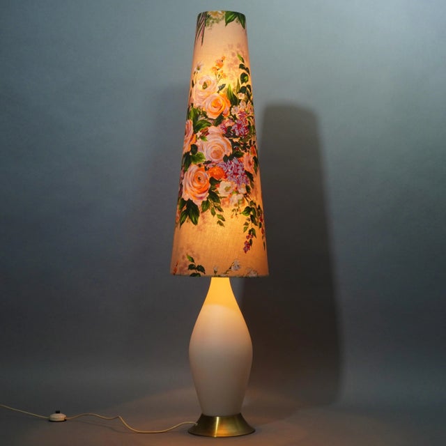 Forest Green Vintage Floor Lamp from Aro, 1950s For Sale - Image 8 of 12