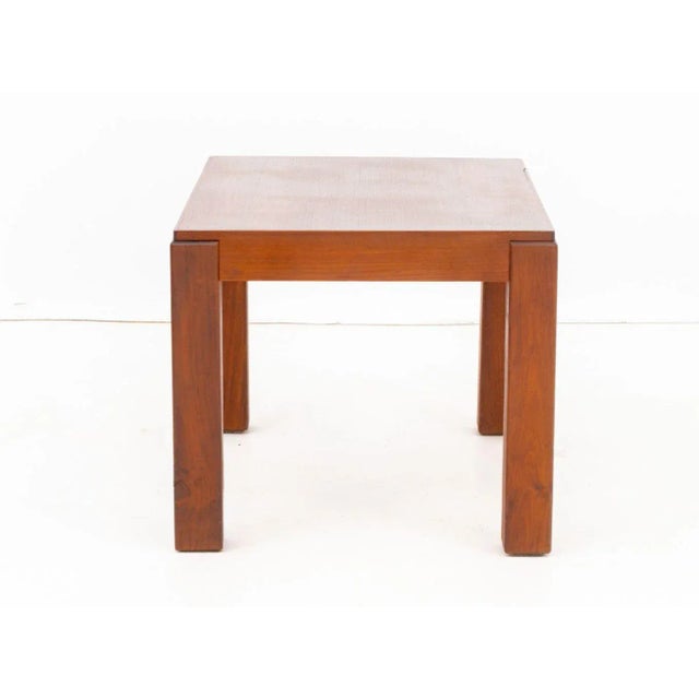 Mid-Century Modern Style Walnut Side Table For Sale In New York - Image 6 of 6