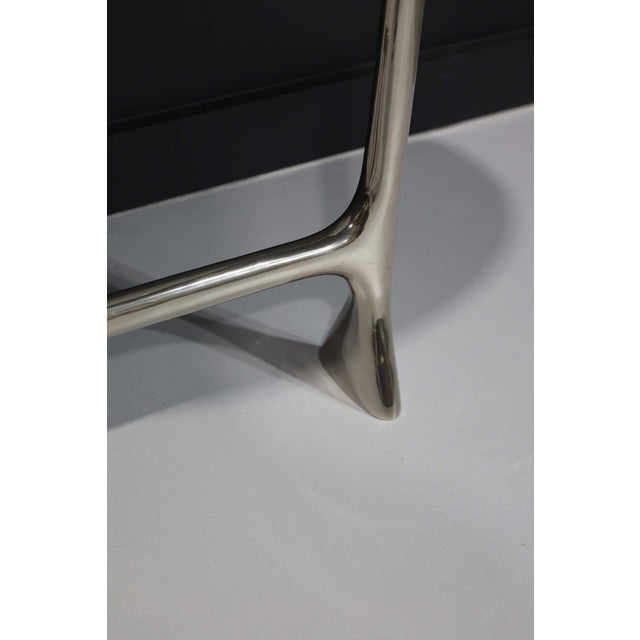 Scala Luxury Scala Luxury Uovo Side Table in Polished Nickel For Sale - Image 4 of 9