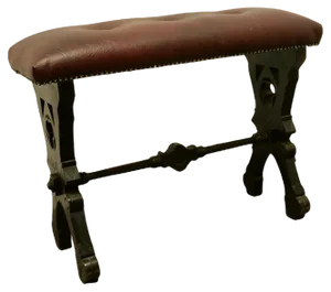 Arts and Crafts Carved Oak Organist Stool, 1880s