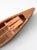 Wood Mid-Century Handmade Wooden Canoe Model For Sale - Image 7 of 13
