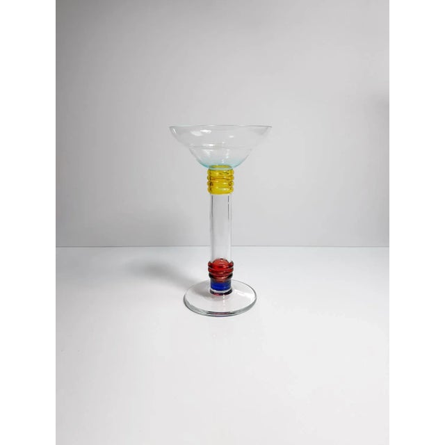 Vintage Postmodern Glass Vase from Leonardo, 1990s For Sale - Image 6 of 6