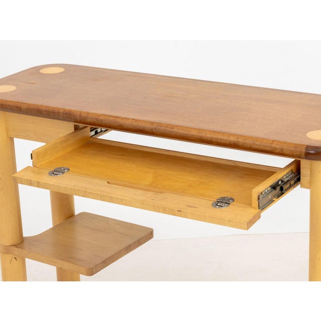 Modern Maple L-Shaped Desk For Sale - Image 13 of 16