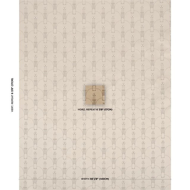 Inspired by an extraordinary archival find, Swanson Scallop is a delicate woven geometric with Art Deco flair. A cotton...